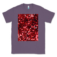 Lavender red glitter party sequins Classic Tee - lanVoArt