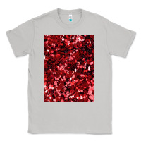 Moon Dust red glitter party sequins Classic Tee - lanVoArt
