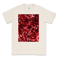 Natural red glitter party sequins Classic Tee - lanVoArt