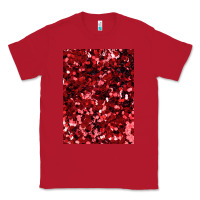 Red red glitter party sequins Classic Tee - lanVoArt