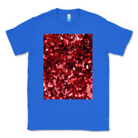 True Royal red glitter party sequins Classic Tee - lanVoArt