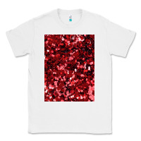 White red glitter party sequins Classic Tee - lanVoArt