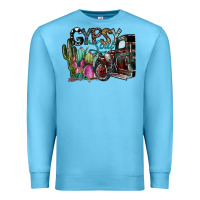 Ocean Blue gypsy soul Premium Sweatshirt - SublimationCraftShop