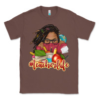 Chestnut afro woman teacher life Classic Tee - NancyCooperArtShop