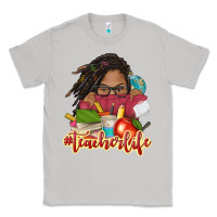 Moon Dust afro woman teacher life Classic Tee - NancyCooperArtShop