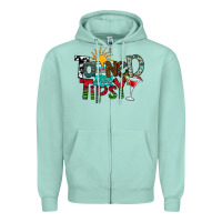Tanned And Tipsy Zipper Hoodie | Teevron