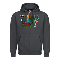 Smoke Tanned And Tipsy Zipper Hoodie - CowhideDigitalArt
