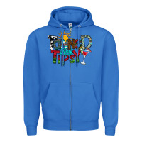 True Royal Tanned And Tipsy Zipper Hoodie - CowhideDigitalArt