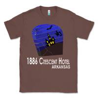 Chestnut 1886 Crescent Hotel Eureka Springs Arkansas USA Halloween Haunted Bat  Classic Tee - lanVoArt