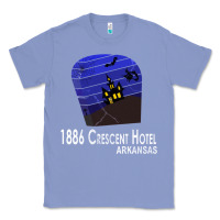 Colony Blue 1886 Crescent Hotel Eureka Springs Arkansas USA Halloween Haunted Bat  Classic Tee - lanVoArt