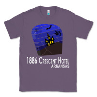 Lavender 1886 Crescent Hotel Eureka Springs Arkansas USA Halloween Haunted Bat  Classic Tee - lanVoArt