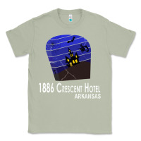 Matcha 1886 Crescent Hotel Eureka Springs Arkansas USA Halloween Haunted Bat  Classic Tee - lanVoArt