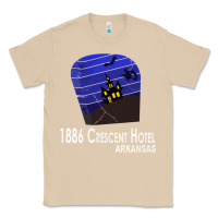 Mushroom 1886 Crescent Hotel Eureka Springs Arkansas USA Halloween Haunted Bat  Classic Tee - lanVoArt