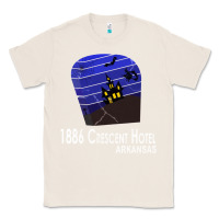 Natural 1886 Crescent Hotel Eureka Springs Arkansas USA Halloween Haunted Bat  Classic Tee - lanVoArt