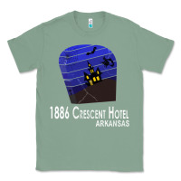 Sage 1886 Crescent Hotel Eureka Springs Arkansas USA Halloween Haunted Bat  Classic Tee - lanVoArt