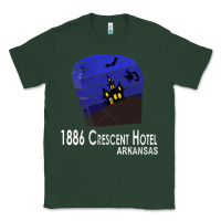 Sports Green 1886 Crescent Hotel Eureka Springs Arkansas USA Halloween Haunted Bat  Classic Tee - lanVoArt