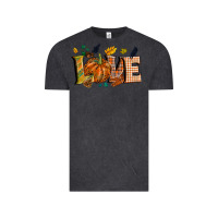 Vintage Black Fall love Vintage Tee - NancyCooperArtShop