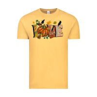 Vintage Mustard Fall love Vintage Tee - NancyCooperArtShop
