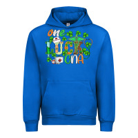 Cobalt st.patricks one lucky cna  nurse Urban Hoodie - BarkalooDesign