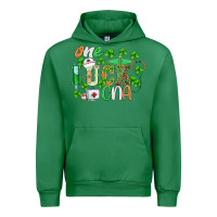Emerald st.patricks one lucky cna  nurse Urban Hoodie - BarkalooDesign