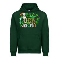 Forest Green st.patricks one lucky cna  nurse Urban Hoodie - BarkalooDesign