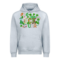 Heather Grey st.patricks one lucky cna  nurse Urban Hoodie - BarkalooDesign