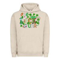 Pigment French Oak st.patricks one lucky cna  nurse Urban Hoodie - BarkalooDesign