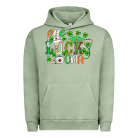 Pigment Oil Green st.patricks one lucky cna  nurse Urban Hoodie - BarkalooDesign