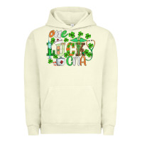 Pigment Pistachio st.patricks one lucky cna  nurse Urban Hoodie - BarkalooDesign