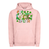 Pigment Salmon st.patricks one lucky cna  nurse Urban Hoodie - BarkalooDesign