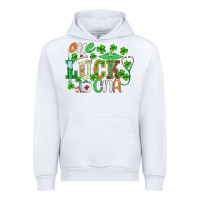 White st.patricks one lucky cna  nurse Urban Hoodie - BarkalooDesign