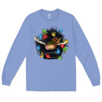 Colony Blue christmas black angus gnome Long Sleeve Tee - CowGirlArtShop