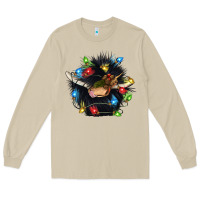 Mushroom christmas black angus gnome Long Sleeve Tee - CowGirlArtShop