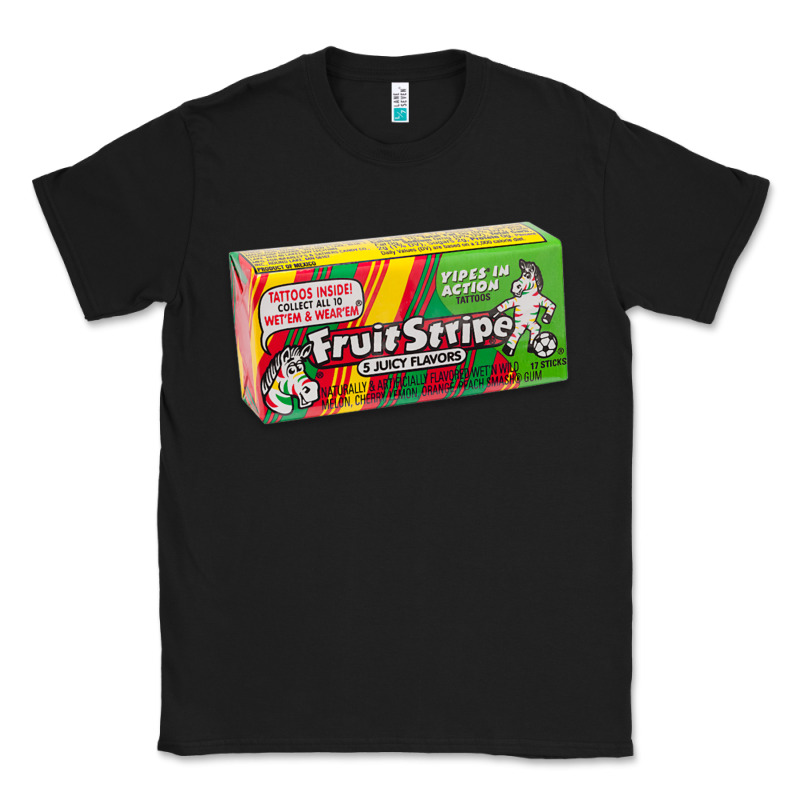 Old School Fruit Stripe Gum Classic Tee by lanVoArt | Teevron