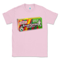Bubblegum Pink old school fruit stripe gum Classic Tee - lanVoArt