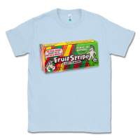 Dusty Blue old school fruit stripe gum Classic Tee - lanVoArt