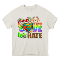 Cream More Love Less Hate LGBTQ Heavy Core Tee - BundleAndBundleShop