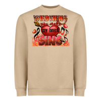 Mushroom Valentine's Day Wild Thing You Make My Heart Sing Heavyweight Sweatshirt - FaDigitalArtStudio