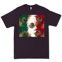 Plum Mexican Flag Premium Tee - RanaPortraitStore
