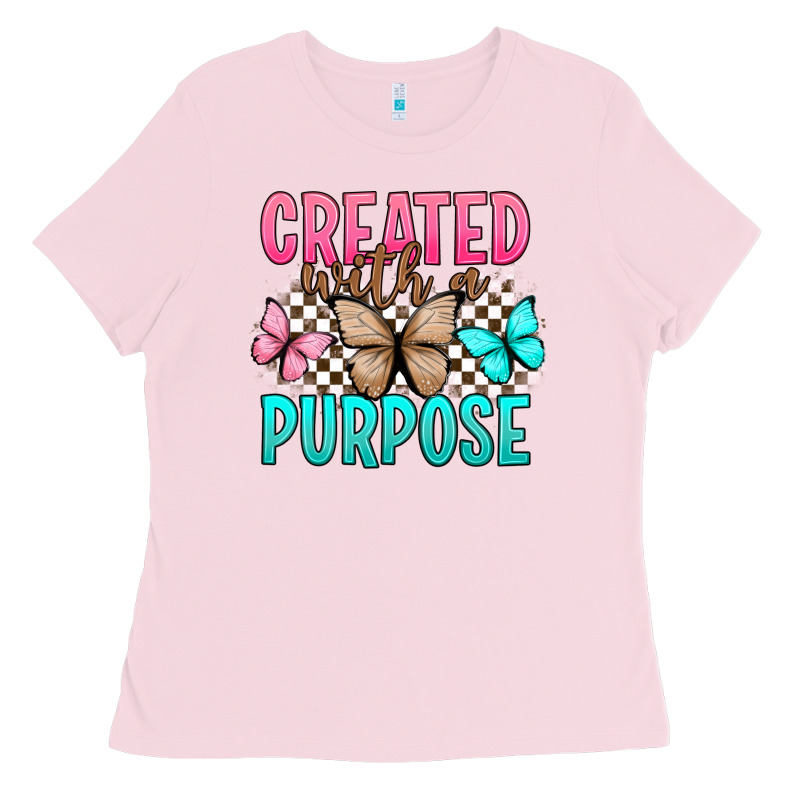 Created With A Purpose Ladies Tee by Artiststas | Teevron