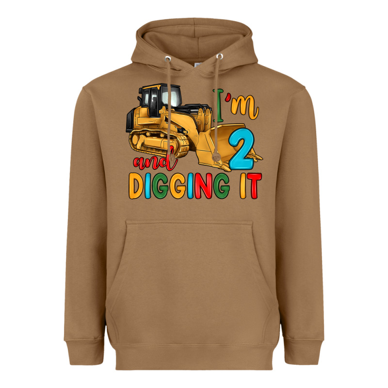 I'm 2 And Digging It Heavyweight Hoodie by Artiststas | Teevron