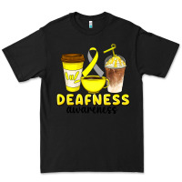Black deafness awareness coffee cups Premium Tee - Artiststas