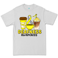 Dove Grey deafness awareness coffee cups Premium Tee - Artiststas
