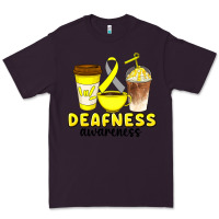 Plum deafness awareness coffee cups Premium Tee - Artiststas