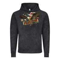 Vintage Black Freedom America Eagle 4th of july Vintage Hoodie - HowdyJamesFarm
