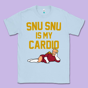 Futurama Snu Snu Is My Cardio Gift Classic Tee Designed By Lanvoart