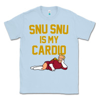 Dusty Blue Futurama Snu Snu Is My Cardio GIFT Classic Tee - lanVoArt