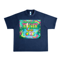 Navy teacher mode off Urban Heavy Tee - TumblerDesignByShophia