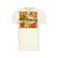 Vintage Arctic Hello Fall pumpkins Vintage Tee - NancyCooperArtShop