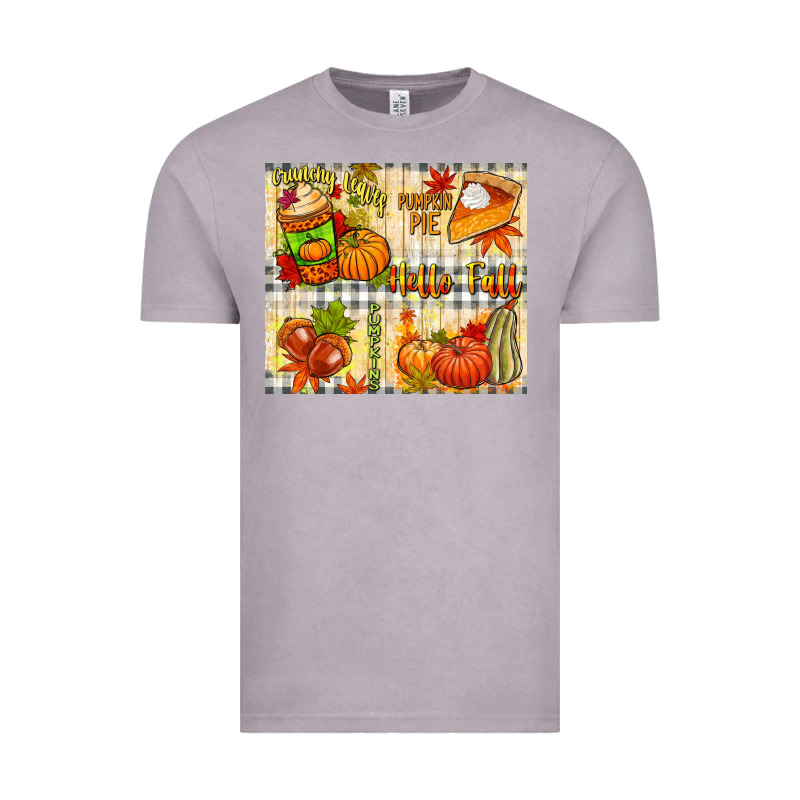 Hello Fall Pumpkins Vintage Tee by NancyCooperArtShop | Teevron